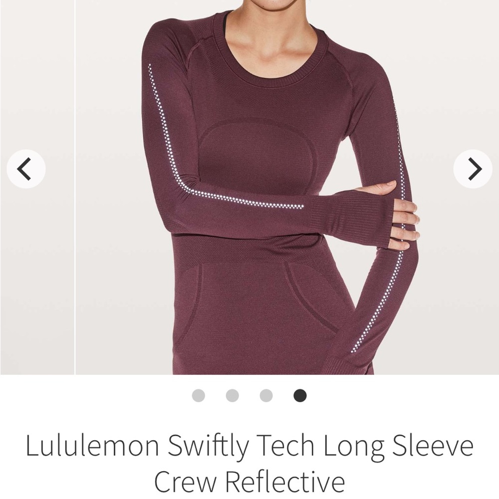 Reflective ⚡️ Lululemon Swiftly Tech Long Sleeve Crew
Redwood 6